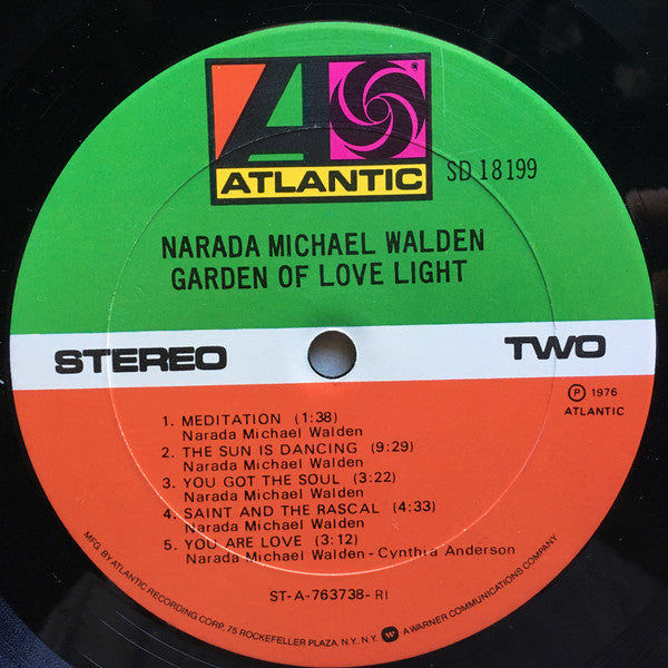 Narada Michael Walden : Garden Of Love Light (LP, Album, Ric)