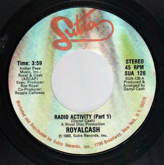 Royalcash : Radio Activity (7", Single, Styrene)