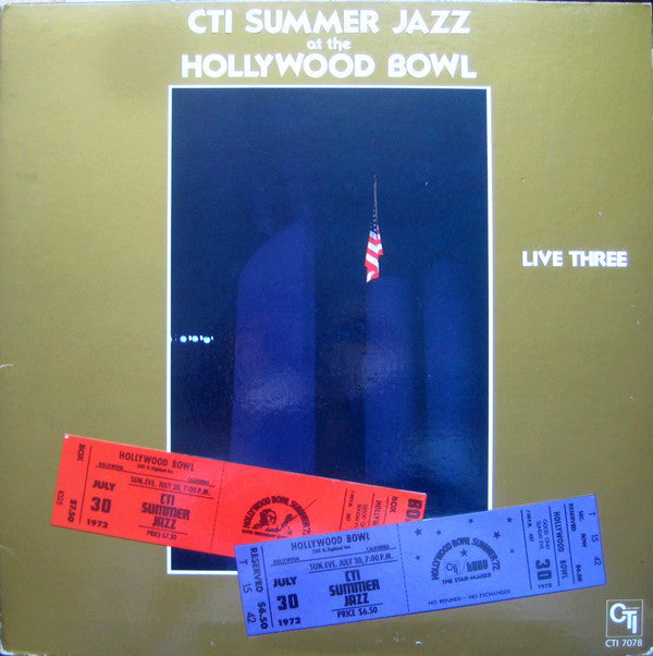 CTI All-Stars : CTI Summer Jazz At The Hollywood Bowl Live Three (LP, Album)