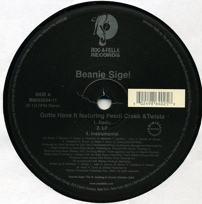 Beanie Sigel : Gotta Have It (12")