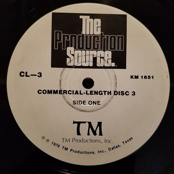 Unknown Artist : The Production Source. Commercial-Length Disc 3 (LP)