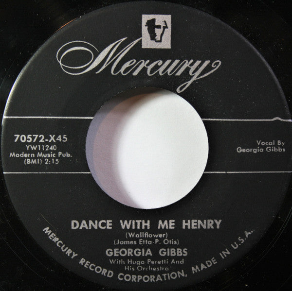 Georgia Gibbs : Dance With Me Henry (Wallflower) / Ballin' The Jack (7", Single, Ind)