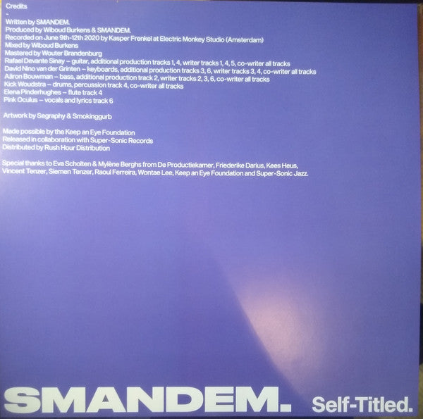 SMANDEM. : Self-titled. (LP, EP)