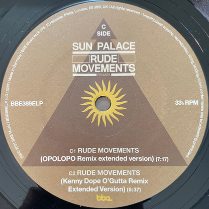 Sun Palace : Rude Movements Remixes (2x12")