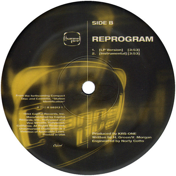 Channel Live : Mad Izm / Reprogram (12")