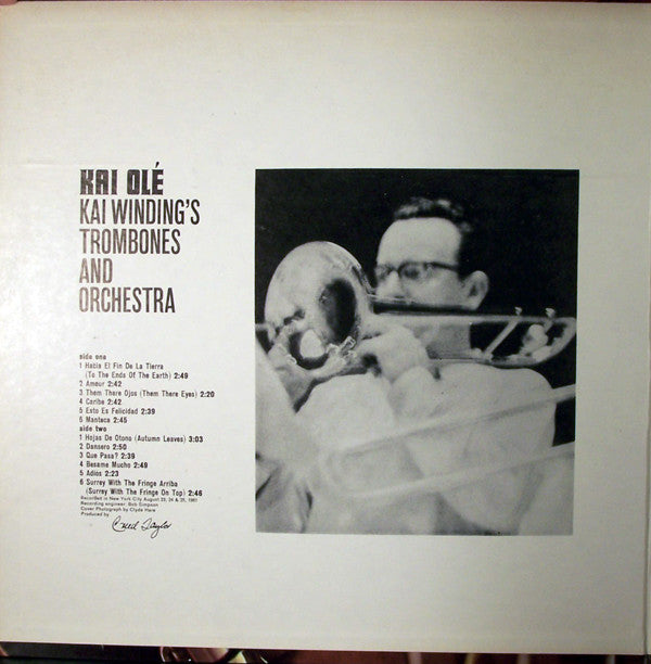 The Kai Winding Trombones : Kai Olé (LP, Mono, Gat)