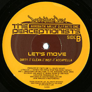 The Perceptionists : Blo / Let's Move (12")
