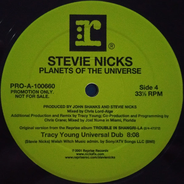 Stevie Nicks : Planets Of The Universe (2x12", Promo)