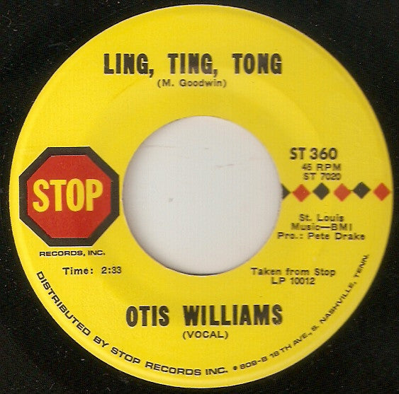 Otis Williams (3) : Ling, Ting, Tong / For The Love Of My Woman (7", Single)