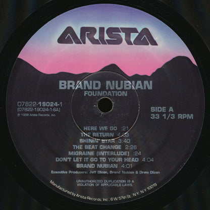 Brand Nubian : Foundation (2xLP, Album, Gat)