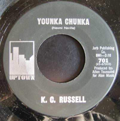K.C. Russell : Younka Chunka / How Tired I Am (7", Single)